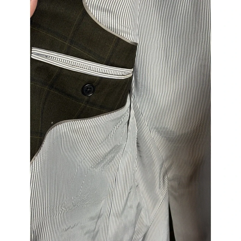 BROOKS BROTHERS Explorer Regent Wool Bl Plaid Blazer Sport Coat Jacket 42R